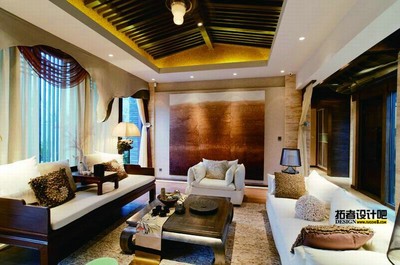 中式意蘊(yùn)與現(xiàn)代美學(xué)的完美融合 中國(guó)會(huì)館C型樣板間室內(nèi)外裝飾工程解析